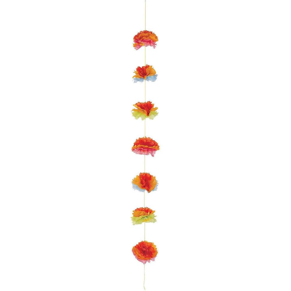 image:imageFun Express Fiesta Paper Flower Garland for Cinco de Mayo Party Decor Hanging Decor Garland Cinco de Mayo 1 Piece