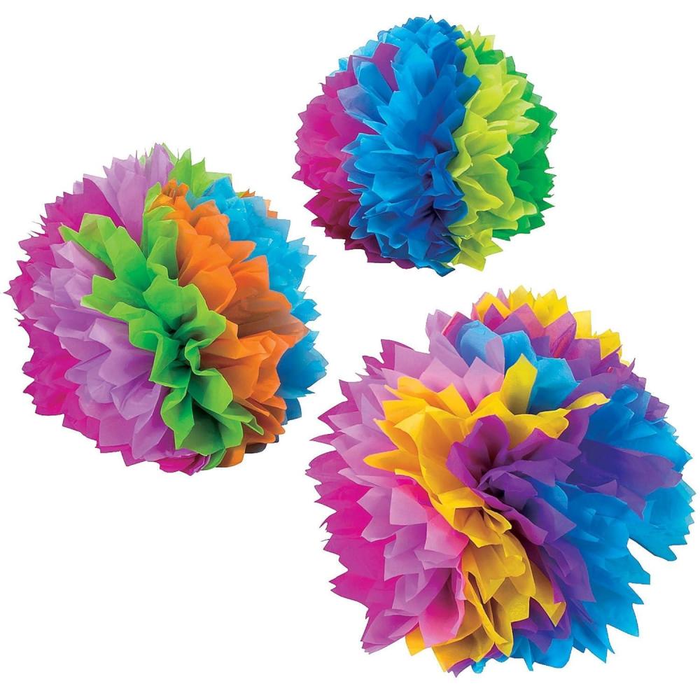 image:imageFun Express Fiesta Flower Centerpiece with Grommet  Vibrant Party Decor for Cinco de Mayo Birthdays and Special Occasions  Perfect for Themed Events VBS and General Party Decoration  3 Pieces