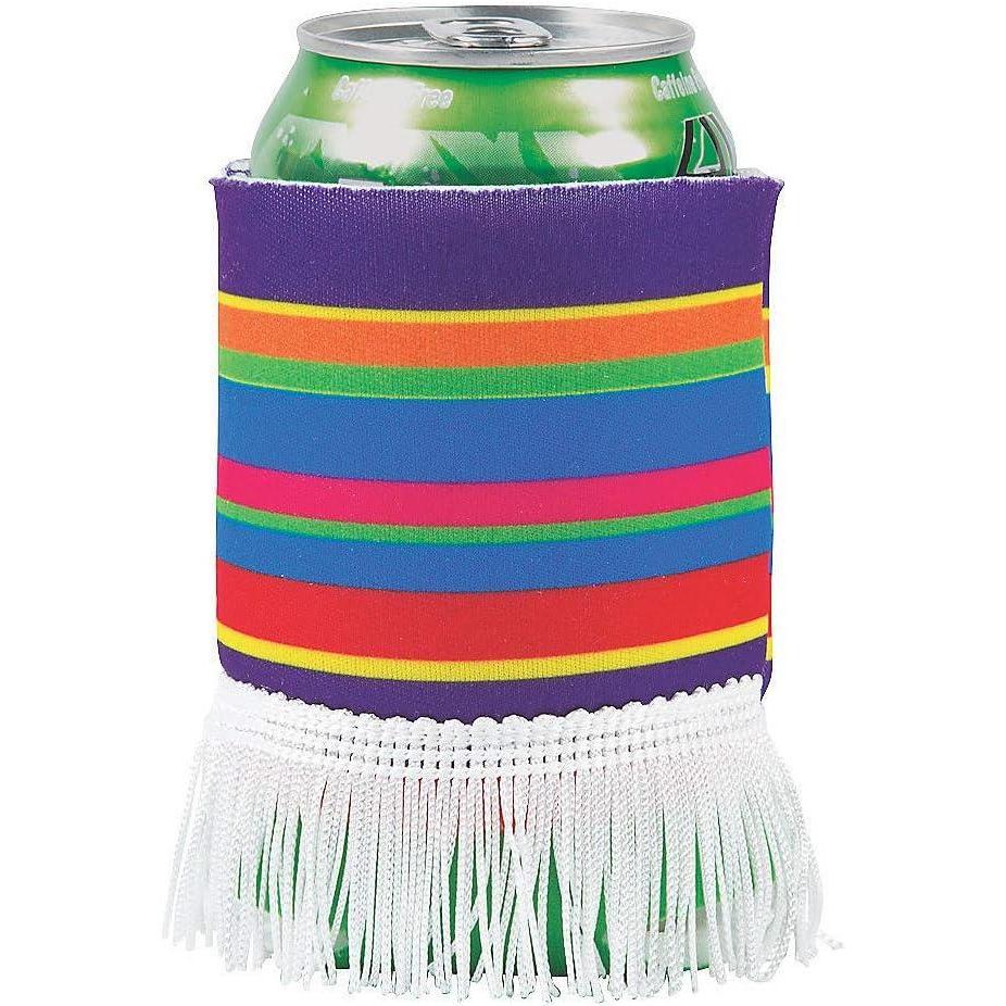 image:imageFun Express Poncho Can Covers  Colorful MexicanInspired Party Decorations for Cinco de Mayo Fiesta and Themed Events  Fun amp Unique Design to Add Flair to Your Drinks  MultiColor 12 Pieces