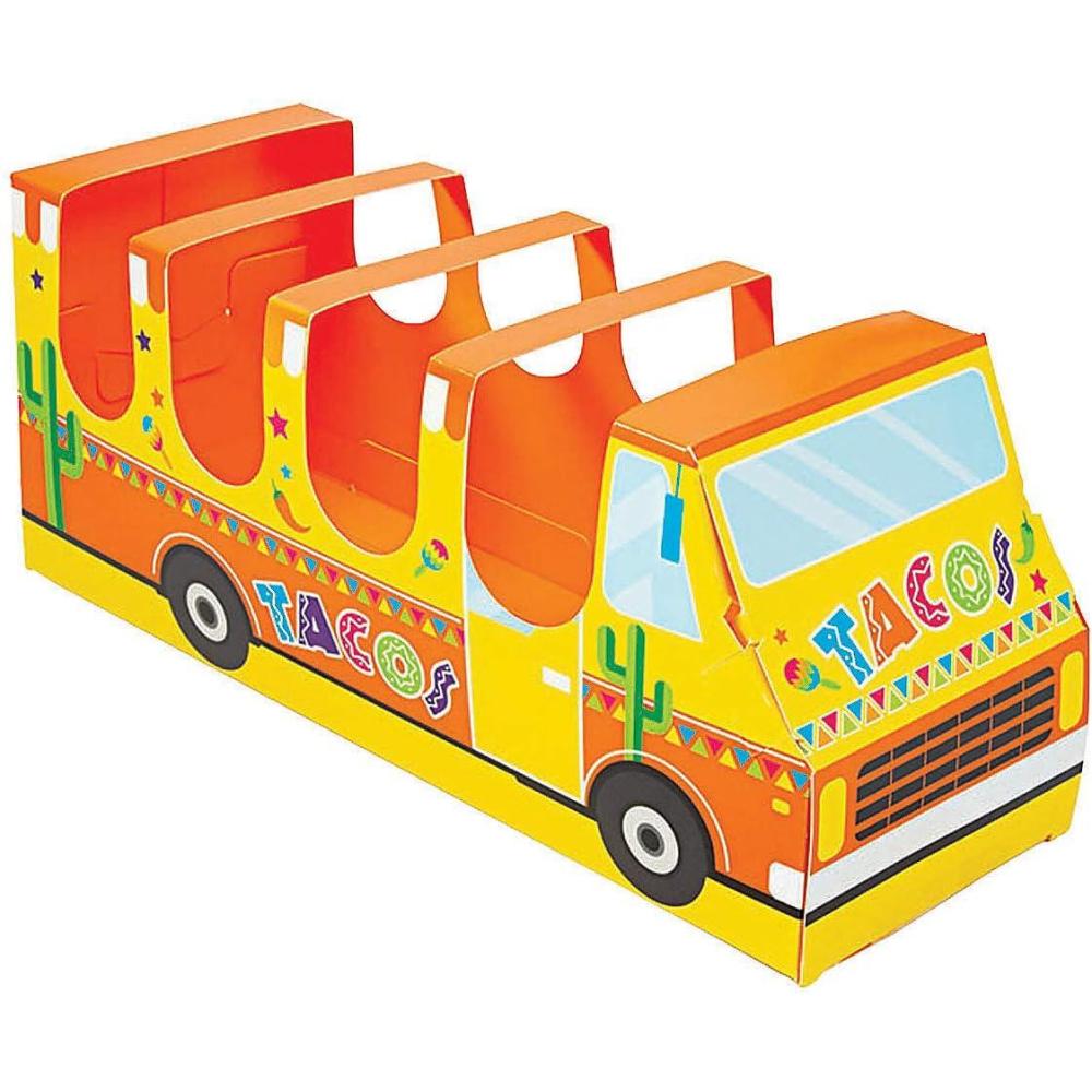 image:imageFun Express Taco Holder Trucks  3Piece Party Supplies for Taco Tuesday Cinco de Mayo amp Fiesta Celebrations  Fun Colorful Taco Serving Trays with Durable Design  Perfect for Taco Bars 3 Pieces