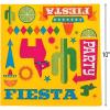 Fiesta Party Beverage Napkins for Cinco de Mayo (Set of 16) Party Supplies, Southwest Decoration Accessories