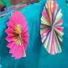 Fun Express – Fiesta Hanging Fan Set for Cinco de Mayo – Party Decor – Hanging Decor – Misc Hanging Decor – Cinco de Mayo – 6 Pieces
