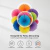 Fun Express – Fiesta Party Tissue Fans for Cinco de Mayo – Party Decor – Hanging Decor – Misc Hanging Decor – Cinco de Mayo – 12 Pieces