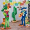 Fun Express – Lets Fiesta! Paper Hanging Fans for Cinco de Mayo – Party Decor – Hanging Decor – Lanterns – Cinco de Mayo – 6 Pieces