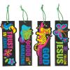 Fun Express 2 3/4″ x 7″ Rainforest VBS Color Your Own Cardstock Bookmarks – 12 Pieces