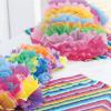 Fun Express Fiesta Flower Centerpiece with Grommet – Vibrant Party Decor for Cinco de Mayo Birthdays and Special Occasions – Perfect for Themed Events VBS and General Party Decoration – 3 Pieces