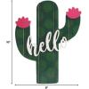 Fun Express Fiesta Front Door Sign – Vibrant Home Decor for Cinco De Mayo Party Invitations and Outdoor Celebrations – Perfect for Welcoming Guests and Adding Festive Flair to Your Doorstep