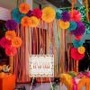 Fun Express Fiesta Mi Casa Mi Familia Sign – Colorful Decorative Wall Accent for Cinco de Mayo Mexican-Themed Parties and Celebrations – Perfect Home Decor for Festive Occasions – 1 Piece