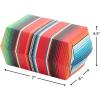 Fun Express Fiesta Serape Paper Takeout Boxes – Colorful Party Supplies for Snacks Treats and Party Favors – Perfect for Cinco de Mayo Taco Nights & Mexican-Themed Celebrations – 12 Pieces
