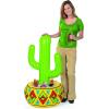 Inflatable Fiesta Cactus Cooler (4 feet Tall) Cinco de Mayo Party Supplies