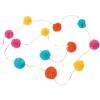Fun Express – Boho Pom Pom Led Lights for Cinco de Mayo – Party Supplies – Licensed Tableware – Misc Licensed Tableware – Cinco de Mayo – 1 Piece