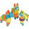 Fun Express – Mini Donkey Pinata Decorations (3pc) for Cinco de Mayo – Party Decor – General Decor – Pinatas – Cinco de Mayo – 3 Pieces