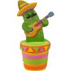Fun Express 4 1/4″ x 7 3/4″ Cinco de Mayo Cactus Flower Pot Foam Craft Kit – Makes 12