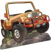 Fun Express Off Road Vehicle Cardboard Stand Up – 5 feet – Kids Party Decor – VBS Vacation Bible School Supplies/Decor
