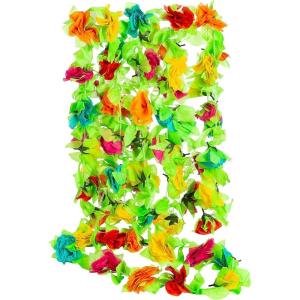 Fun Express – Fiesta Flower Lei for Cinco de Mayo – Apparel Accessories – Luauwear – Leis – Cinco de Mayo – 6 Pieces