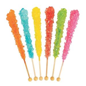 Fun Express – Fiesta Rock Candy Asrt for Cinco de Mayo – Sucker & Pop – Suckers & Lollipops – Cinco de Mayo – 12 Pieces