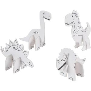 Fun Express CYO Foam MINI Dinosaur – Craft Kits – VBS Vacation Bible School Supplies/Decor – 48 Pieces