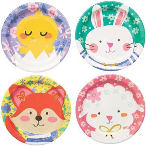Fun Express Cute Easter Animal Friends Paper Dinner Plates – Easter Themed Disposable Round Dessert Plates – Tableware for Birthday Easter Baby Bridal Shower Cinco de Mayo – Party Supplies – 8 Pieces