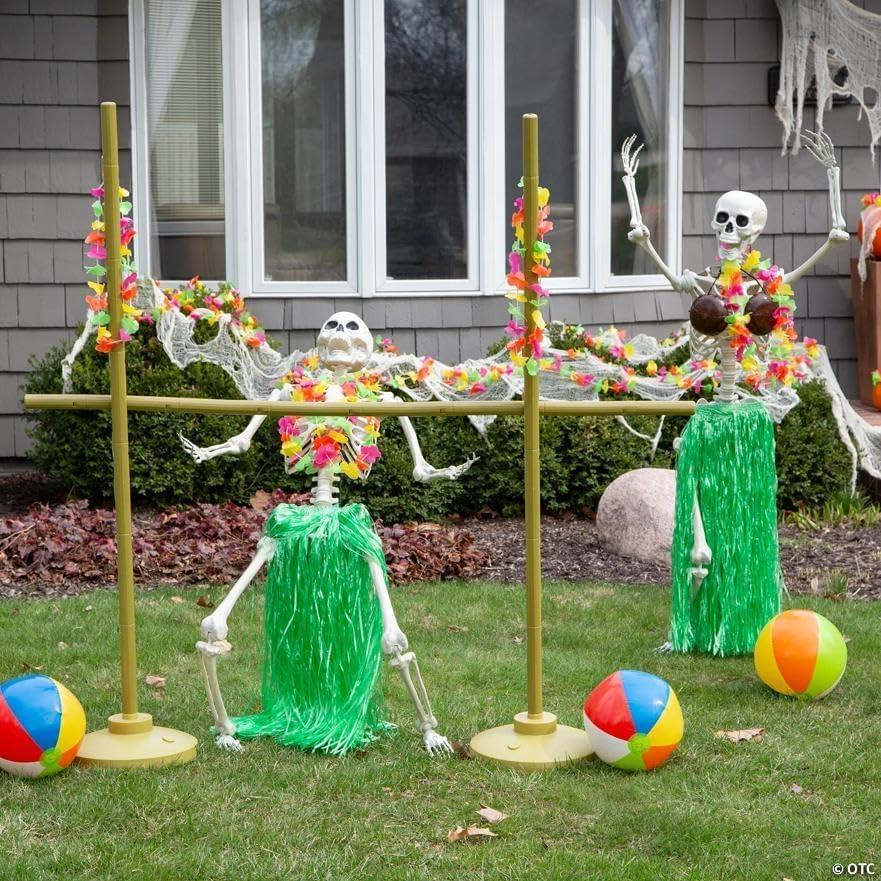 image:imageSkeleton Luau Limbo Halloween Decorating Kit 60 Pieces