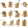 Fun Express 4 3/4″ Halloween Dinosaur Skeletons with Handout Card for 12