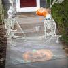 Skeleton Sidewalk Art Halloween Decorating Kit – 22 Pieces