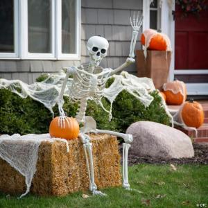 Neighborly Skeleton Halloween Decorating Kit – 3 Pieces