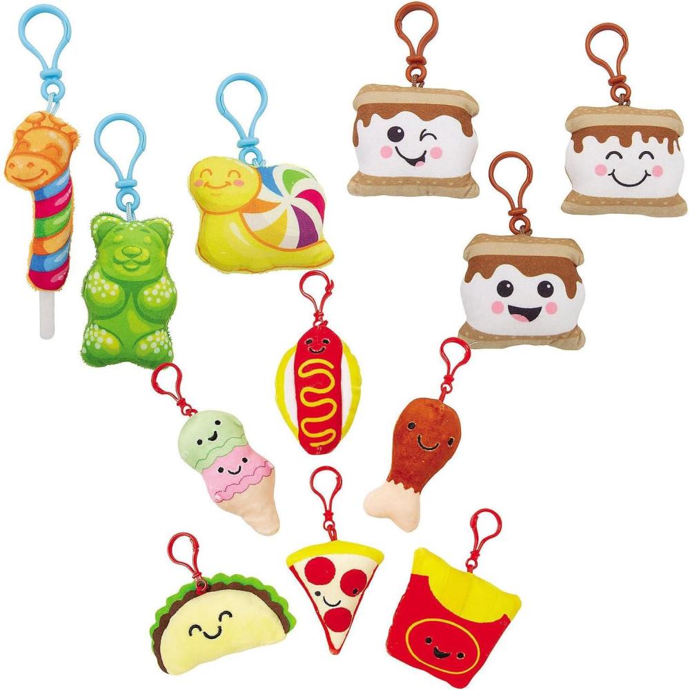 image:imageFun Express 36 Pieces Stuffed Novelty Character Backpack Clips Kit