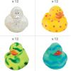 Fun Express Bright & Colorful Pattern Rubber Ducks Assortment – 2″ – Bulk 48 Pc