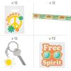 Fun Express Groovy Party Favor Kit, 108 Pieces