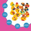 Fun Express Sports Rubber Duckies Assortment – Toys – 48 Pieces – Red