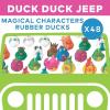 Magical Characters Rubber Duckies Assortment – Unicorns, Dragons, Mermaid, Dinosaurs and More – 48 Pieces