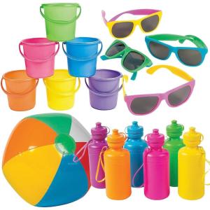 Fun Express A Day at The Beach Boredom Buster Kit – 48 Pc