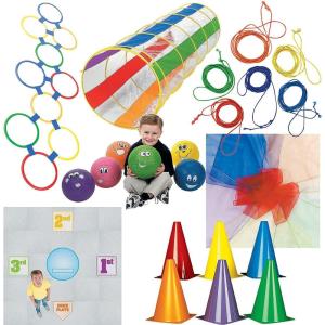 Fun Express Recess Activity Kit – Toys – 73 Pieces