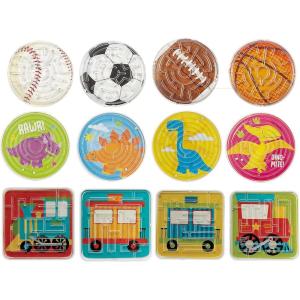 Maze Puzzle Assortment Bulk 72 Pc