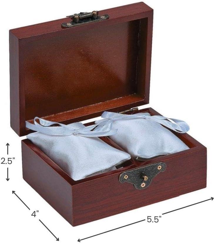 image:imageFun Express Wedding Ring Storage Chest Wood