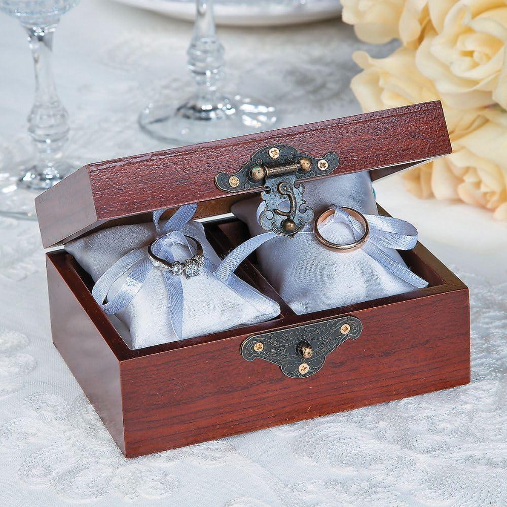 image:imageFun Express Wedding Ring Storage Chest Wood