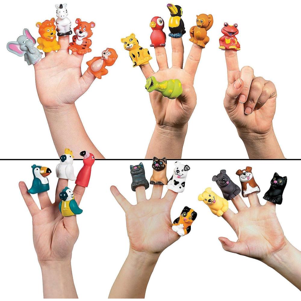 image:imageAnimal Finger Puppet Sets for 24