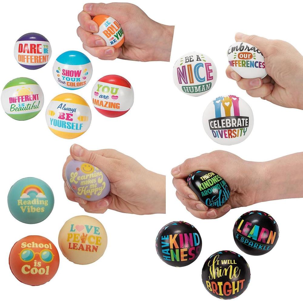 image:imageBulk 48 Pieces Motivational Stress Toy Assortment