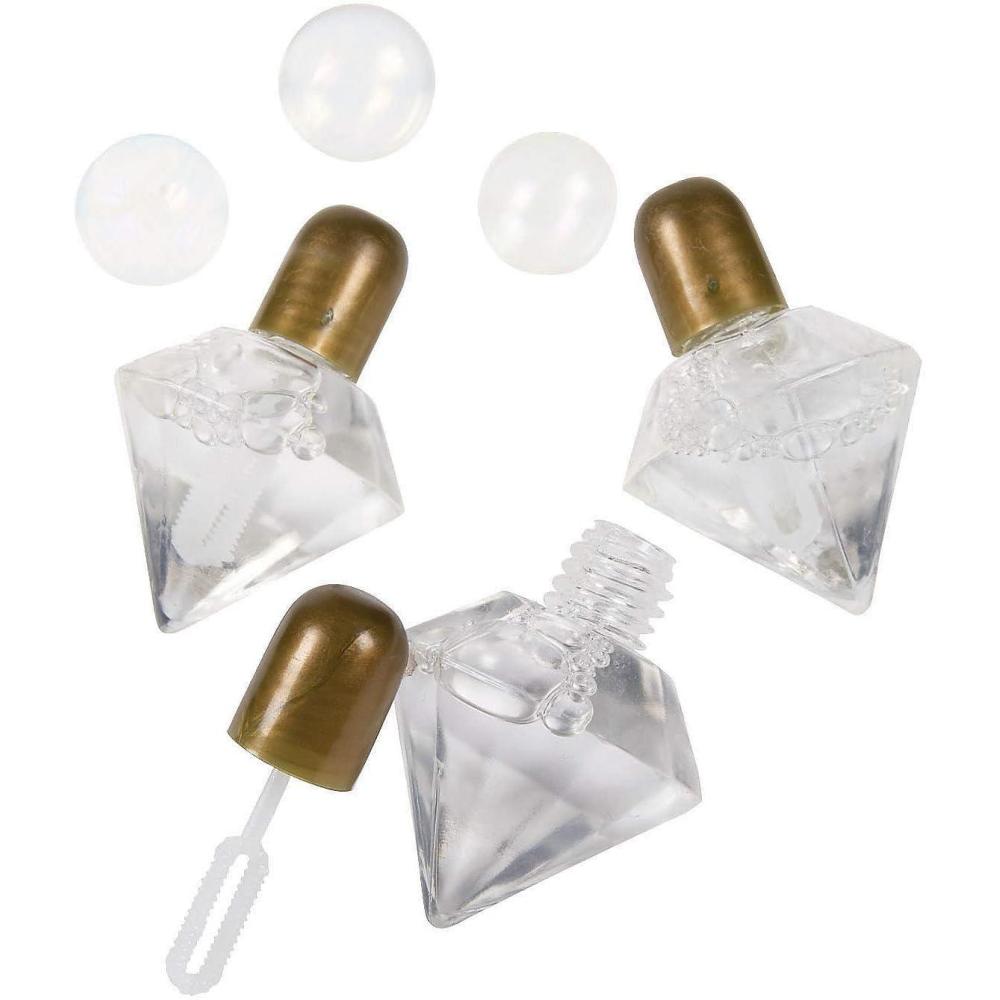 image:imageDiamond Bottle Bubbles for Wedding Engagement and Bachelorette Party Favors Set of 12Small