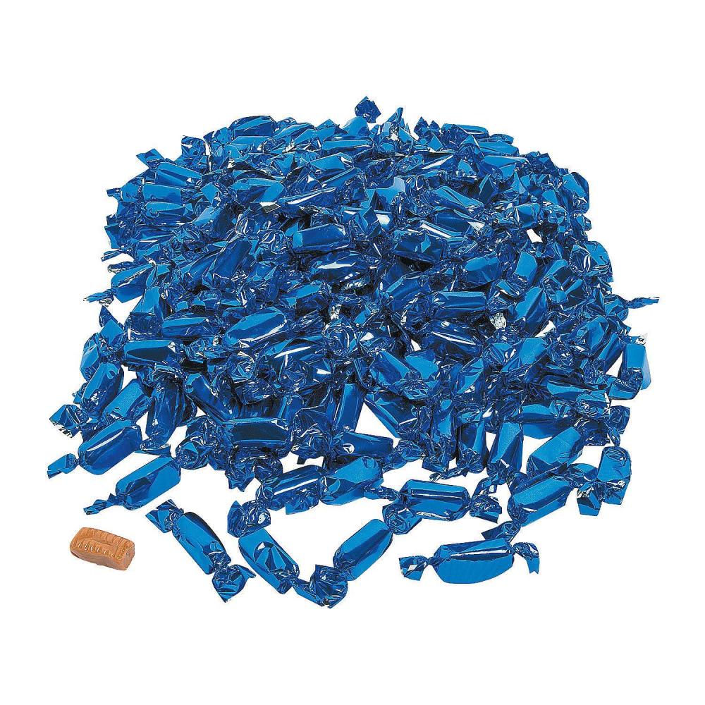 image:imageFun Express Navy Foil Wrapped Caramels 2lbs for Wedding Edibles Soft amp Chewy Candy Caramel amp Licorice amp Candy Corn Wedding 189 Pieces