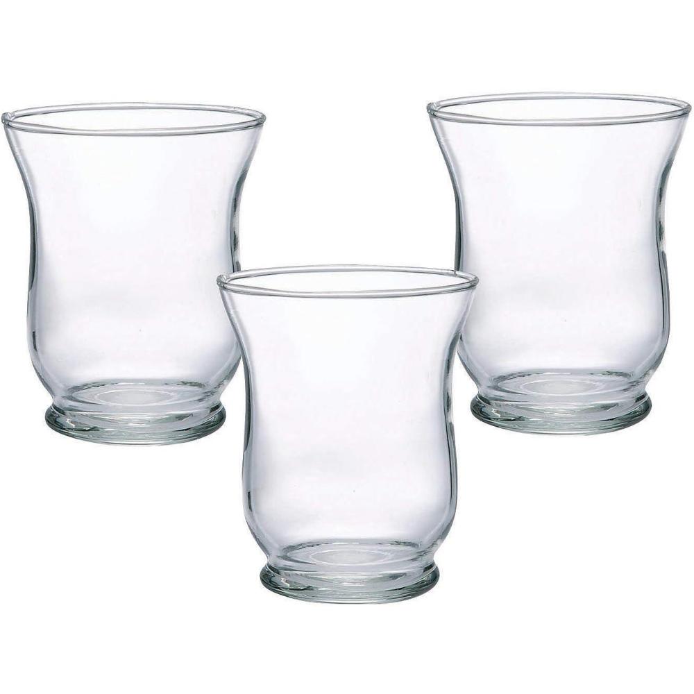 image:imageFun Express Clear Glass Hurricane Candle Holders  Elegant Candle Holders for Weddings Home Decor Special Occasions amp Table Centerpieces  Perfect for Candles amp Decoration  Clear Glass 12 Pieces
