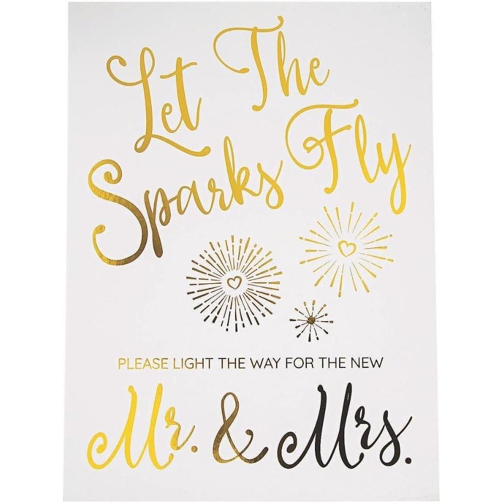 image:imageFun Express Let Sparks Fly Sparkler Sign  Colorful SparklerShaped Party Decor for Weddings Birthdays and Special Celebrations  EyeCatching Festive Design to Light Up Your Event  1 Piece