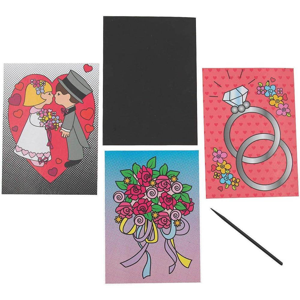 image:imageFun Express Magic Scratch Wedding Kids Game  Creative Craft Activity for Kids Interactive DIY Wedding Party Game Fun Engaging Wedding Favor for Children  Perfect for Wedding Celebrations  24 Pieces