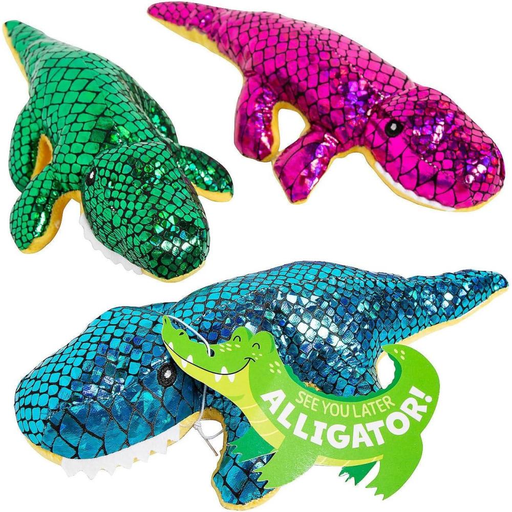 image:imageFun Express See You Later Stuffed Alligators with Card for 12
