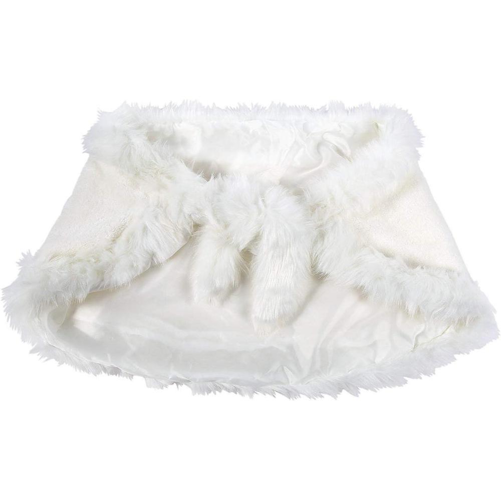 image:imageFun Express Winter Wedding Faux Fur Tie Wrap  Elegant and Cozy Apparel Accessory for Weddings Holiday Events and Formal Occasions  Soft White Color  Perfect for Brides amp Guests  1 Piece