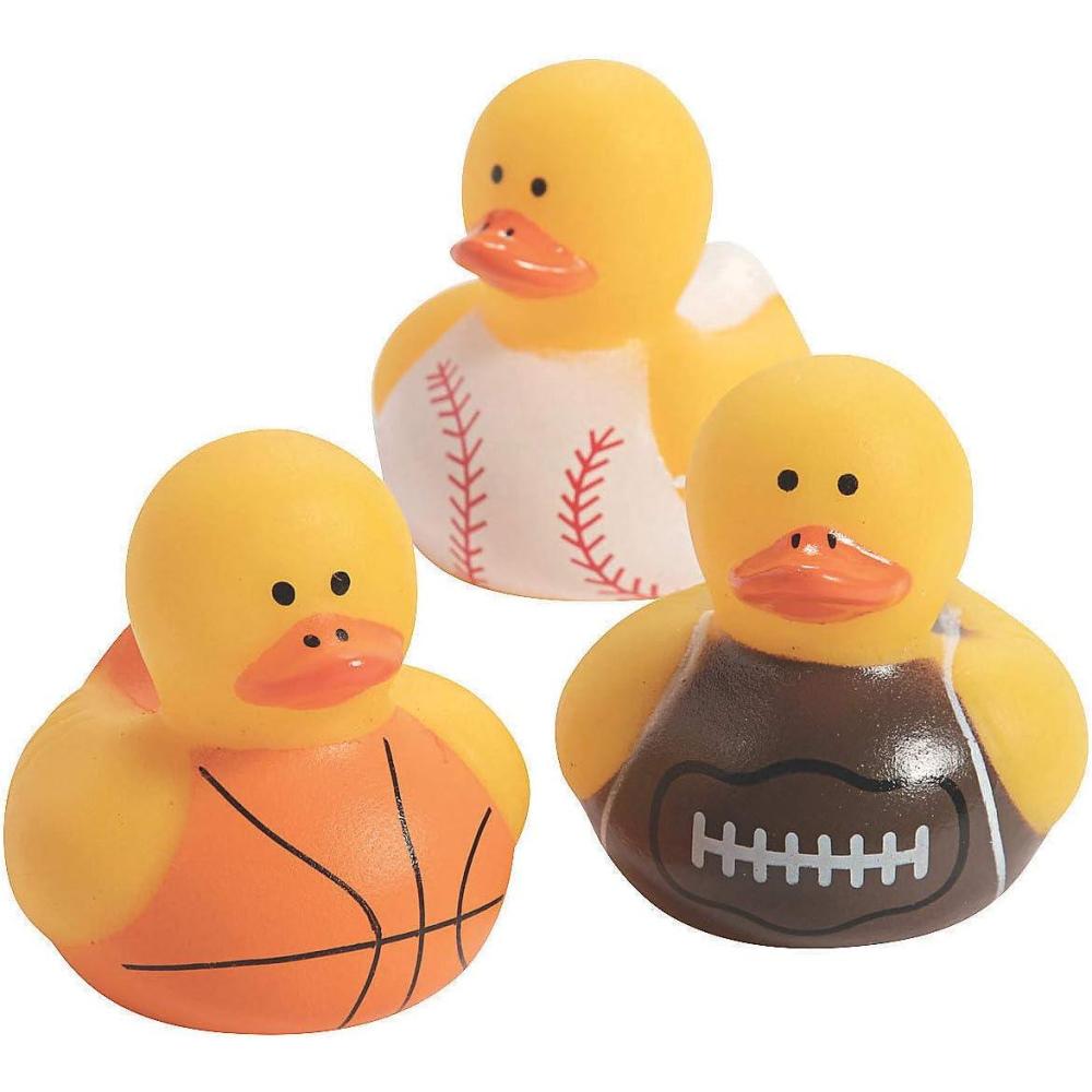 image:imageMini Sports Rubber Duckies Assortment Toys 72 Pieces