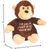Fun Express – Special Day Plush Wedding Monkey for Wedding – Toys – Plush – Stuffed Zoo & Safari – Wedding – 1 Piece