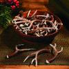 Fun Express Deer Antlers Resin Table Decorations 12 Pack – Realistic Faux Antler Decor for Forest Woodland Christmas Party | Rustic Wedding Centerpieces & Hunting Lodge Themed Events