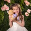 Fun Express Flower Girl Teddy Bear – Premium 8 Inch Stuffed Animal with Embroidered Purple Heart | Perfect Wedding Proposal Gift & Keepsake for Flower Girls from Bride(8″)