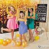 Fun Express Photo Booth Instructions Sign for Wedding and Party Decor – Black, White